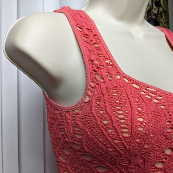 Free People Intimately Medallion Bodycon Dress Sz M/L - Picture 5 of 8